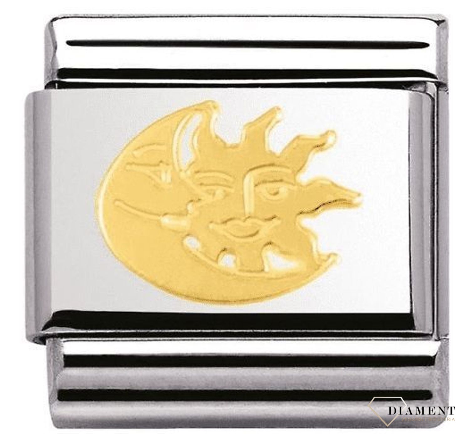 Nomination - Link 18K zawieszka złoto 'Słońce i księżyc' 030110 47.jpg